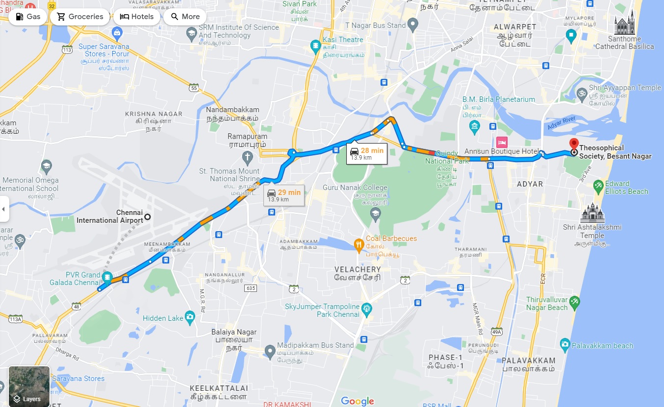 Google map route